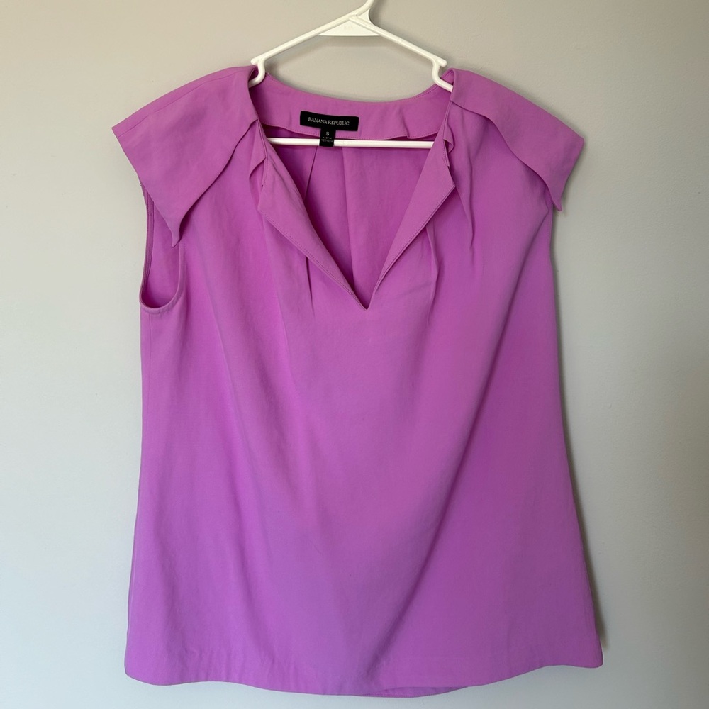 Lilac /lavender sleeveless top- banana republic sz-S